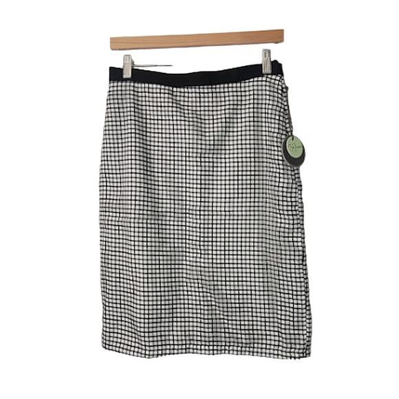Eva Franco- Black/white pencil skirt- NWT- Size 4 - Picture 2 of 8